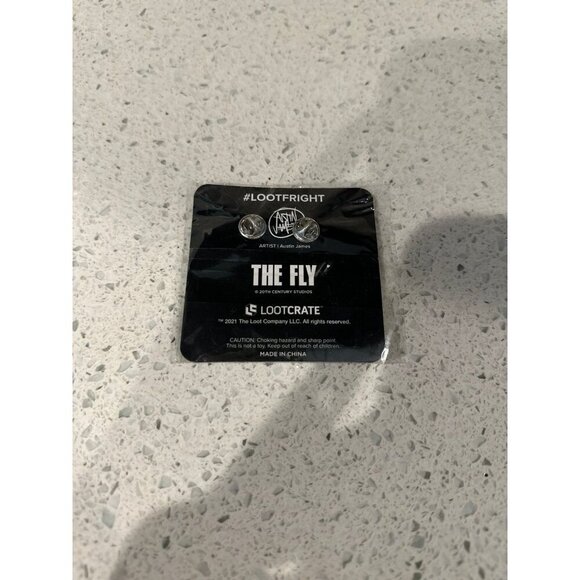 The Fly Pin Lootcrate Exclusive New On Card Sealed 2021 Austin James Lootfright - Picture 2 of 2